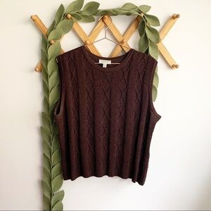 St John Cable Santana Knit Sweater